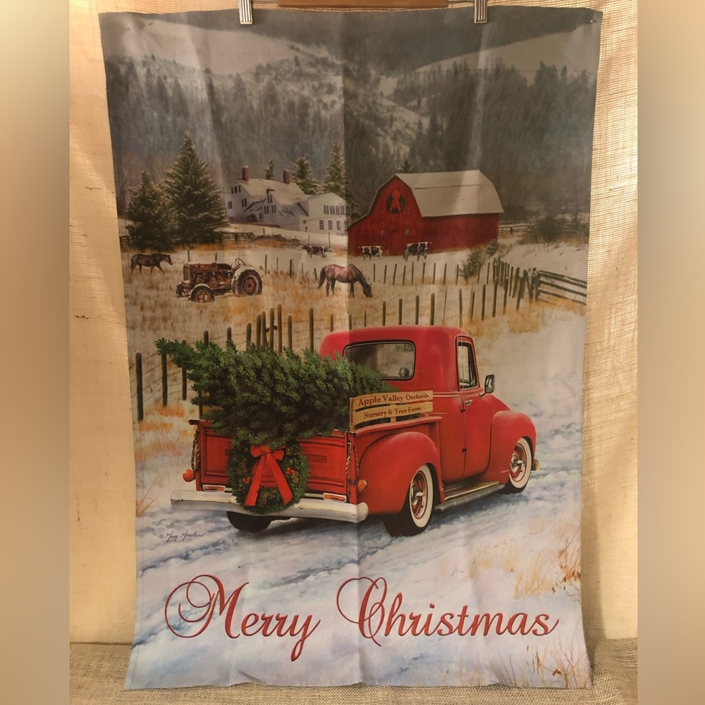 27” X 39” Winter Welcome Holiday Flag Large